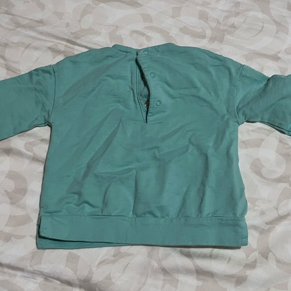 🌻3/25$ Mayoral baby girl Meow crew neck sweater 12 months - Picture 4 of 4